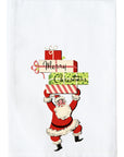 Santa Present Stack Kitchen Towel