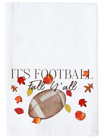 Football Fall Y'all Kitchen Towel