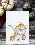 Fall Wheelbarrow Kitchen Towel