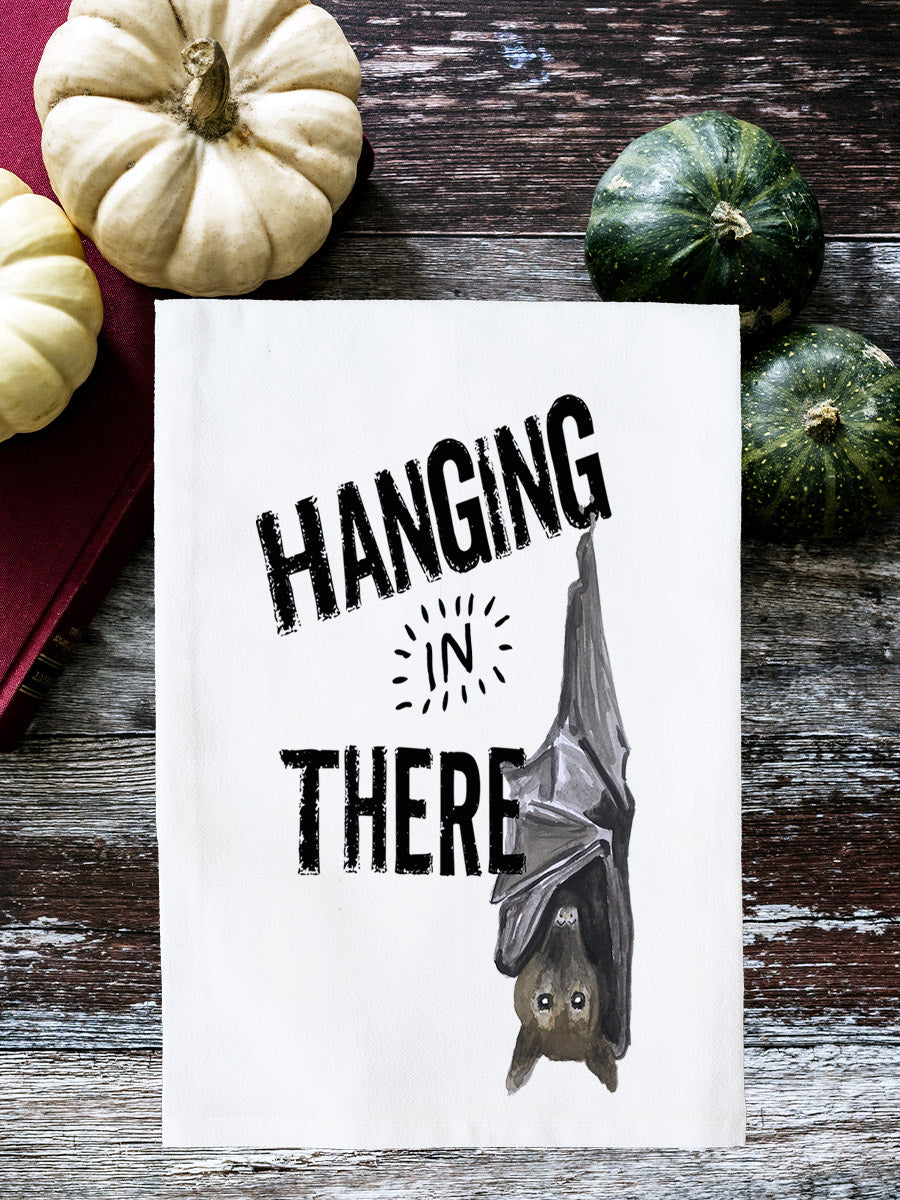 Hanging in There Kitchen Towel