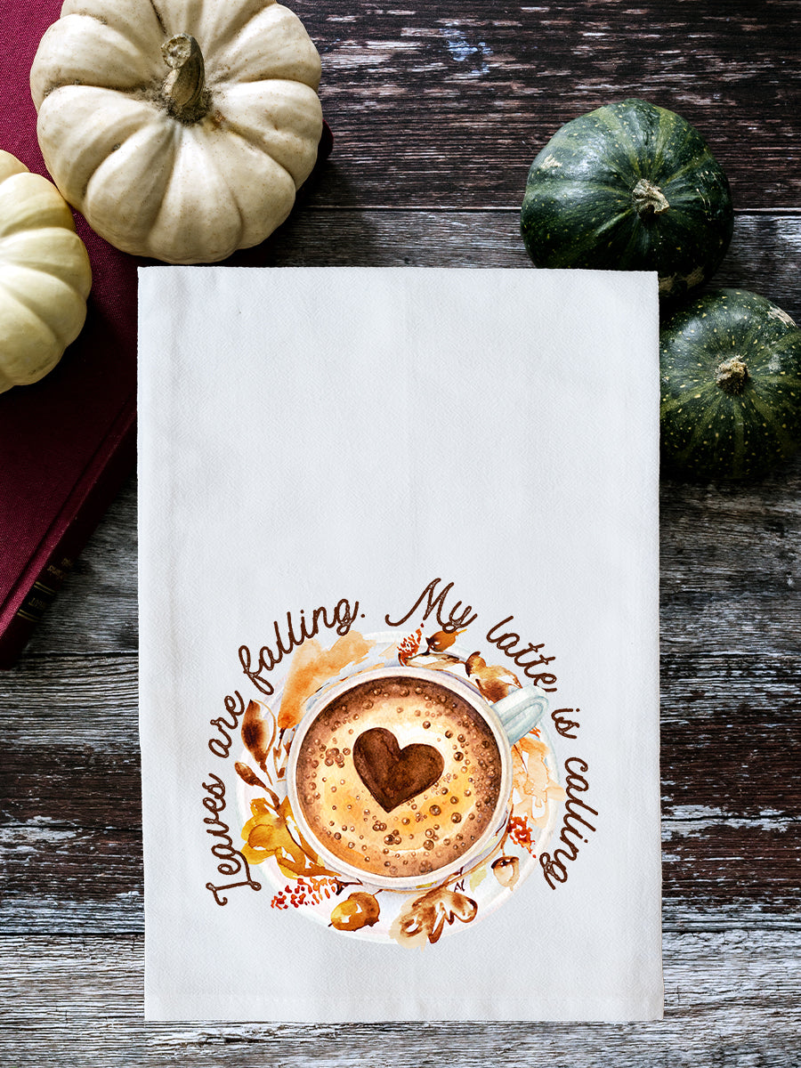 My Latte is Calling Kitchen Towel