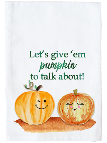 Pumpkin To Talk About Kitchen Towel