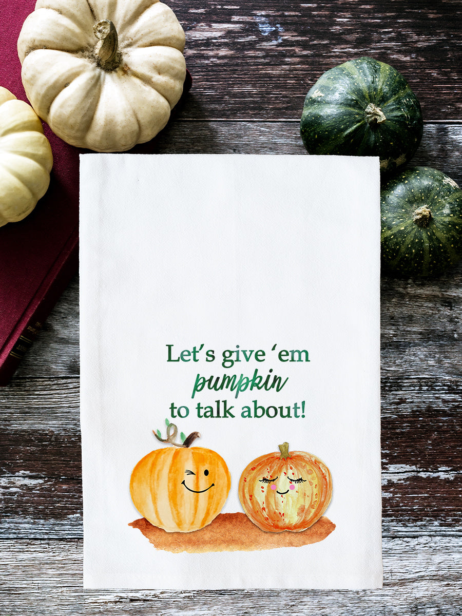 Pumpkin To Talk About Kitchen Towel