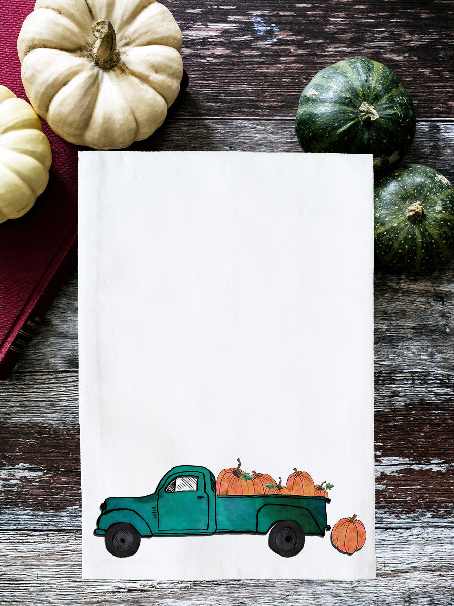 Pumpkin Truck Kitchen Towel