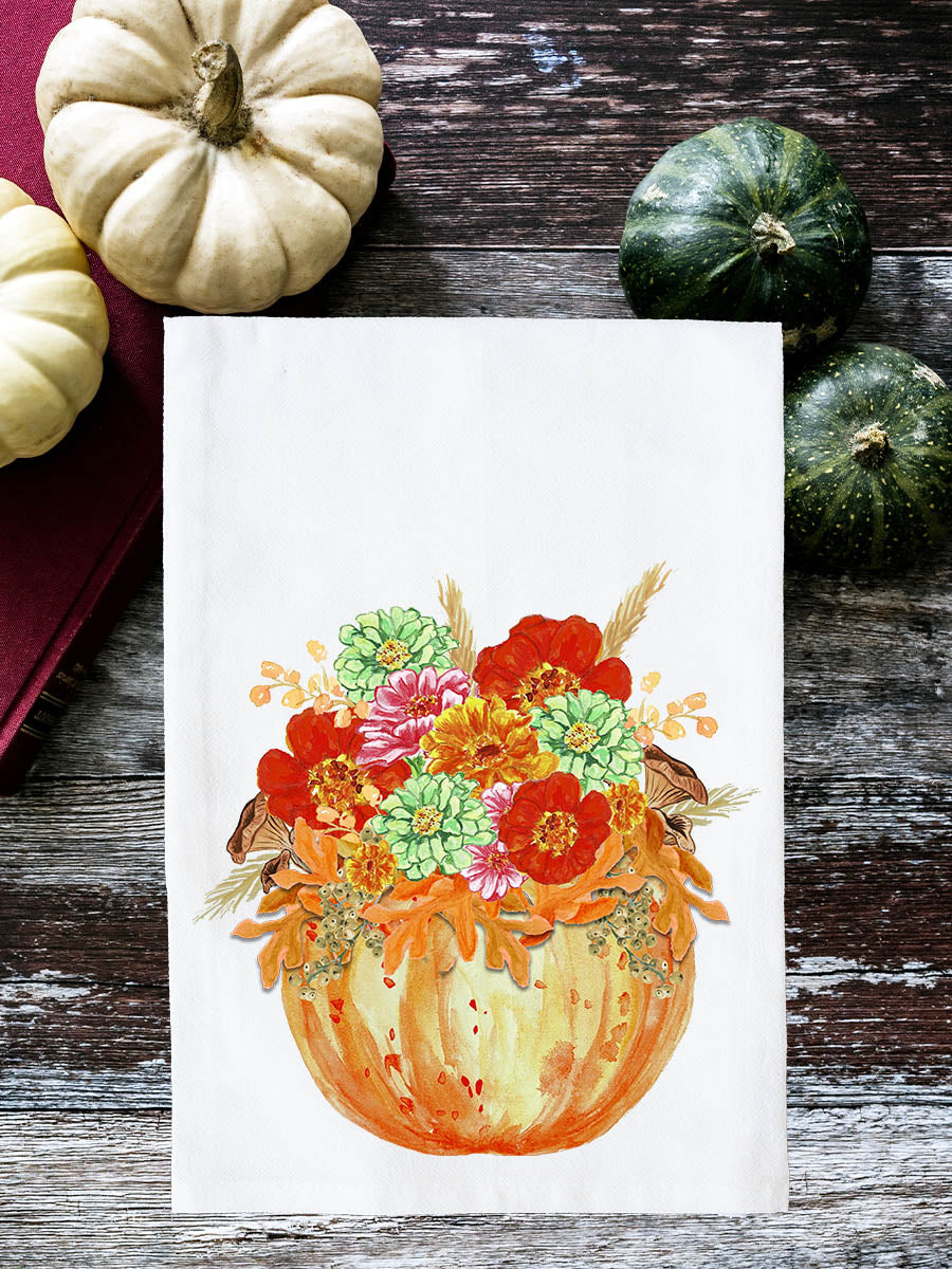 Succulent Pumpkin Kitchen Towel