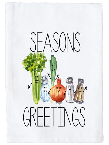 Seasons Greetings Kitchen Towel