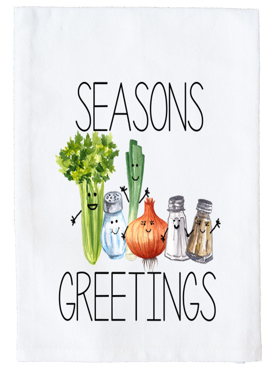 Seasons Greetings Kitchen Towel