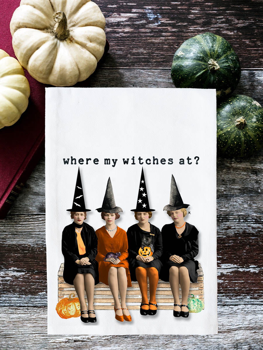 Where My Witches At? Kitchen Towel