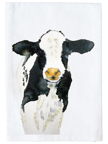 Black and White Cow Kitchen Towel