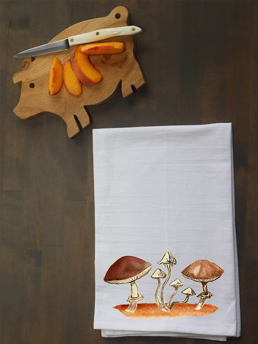 Brown Mushroom Trio Kitchen Towel