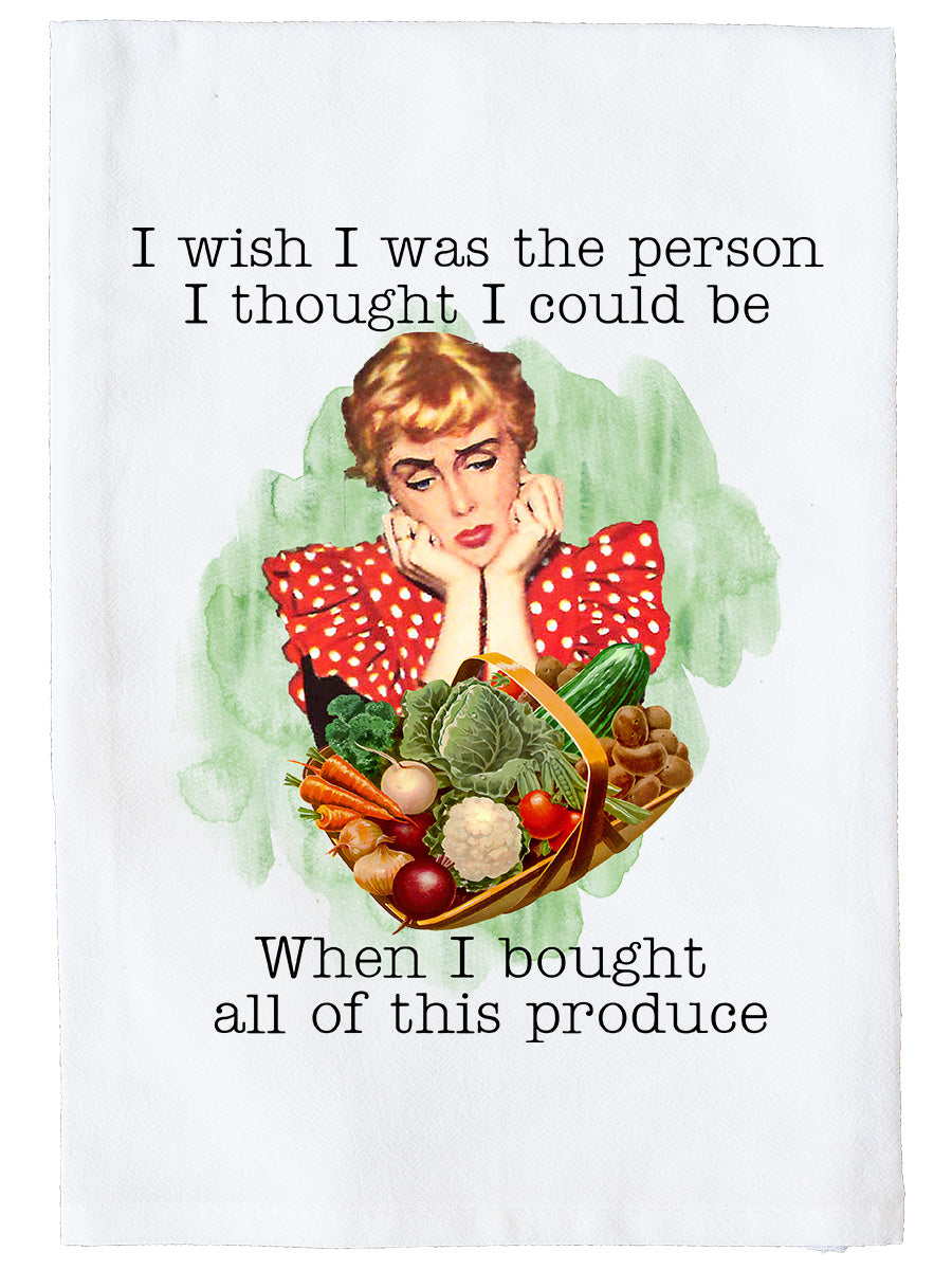 Bought All This Produce Kitchen Towel