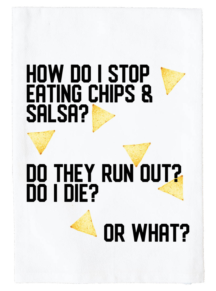 How Do I Stop Eating Chips & Salsa? Kitchen Towel