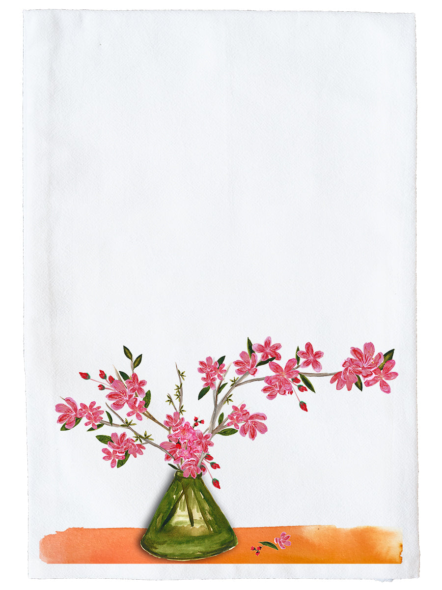 Cherry Blossoms Kitchen Towel