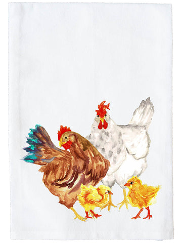 Chicken Family Kitchen Towel