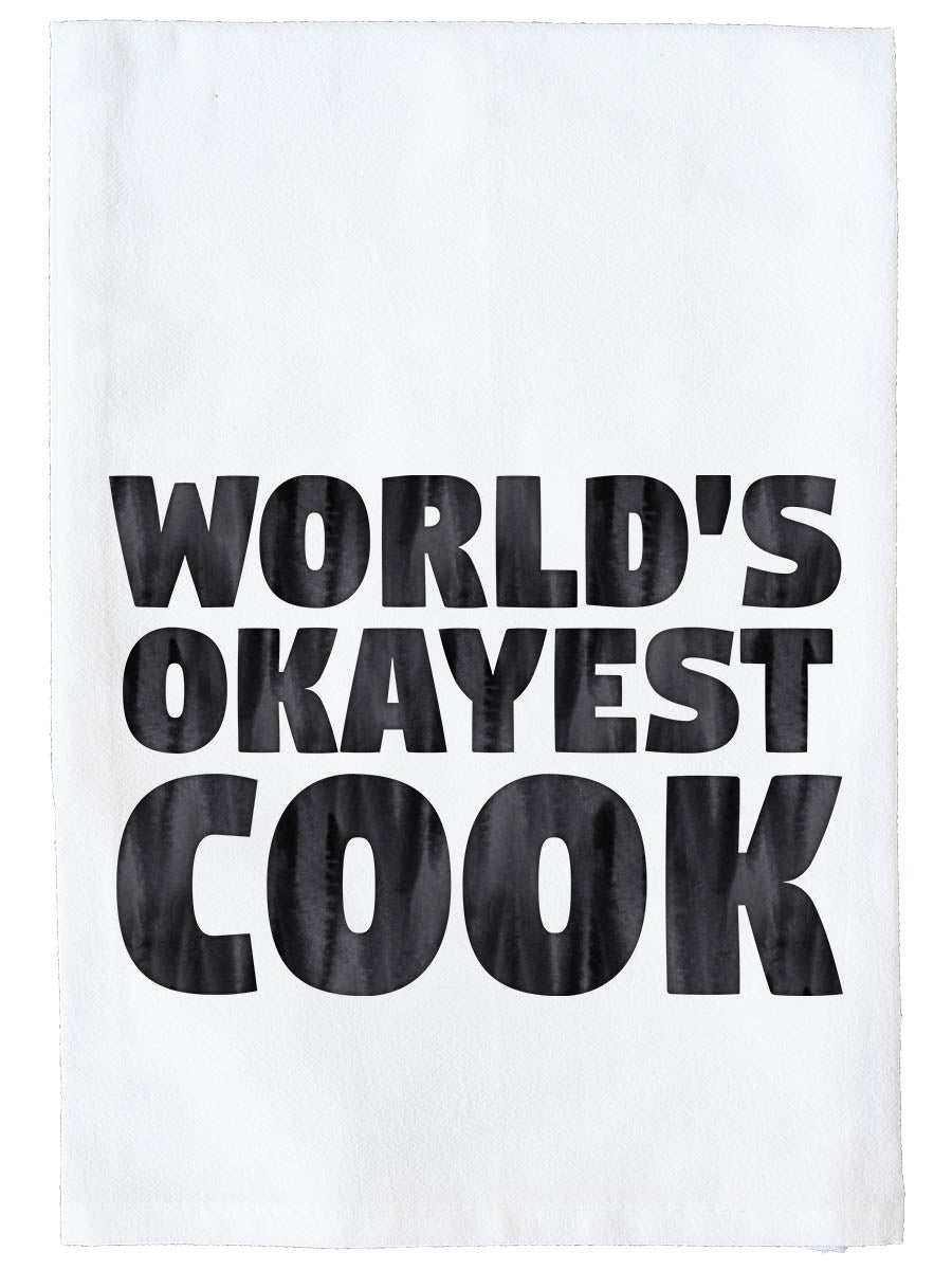 World's Okayest Cook Kitchen Towel