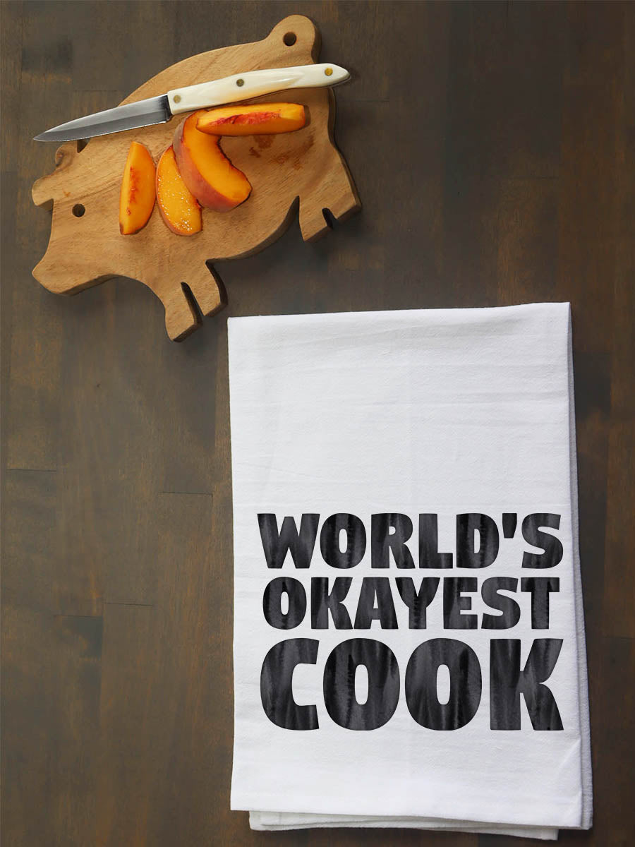 World's Okayest Cook Kitchen Towel
