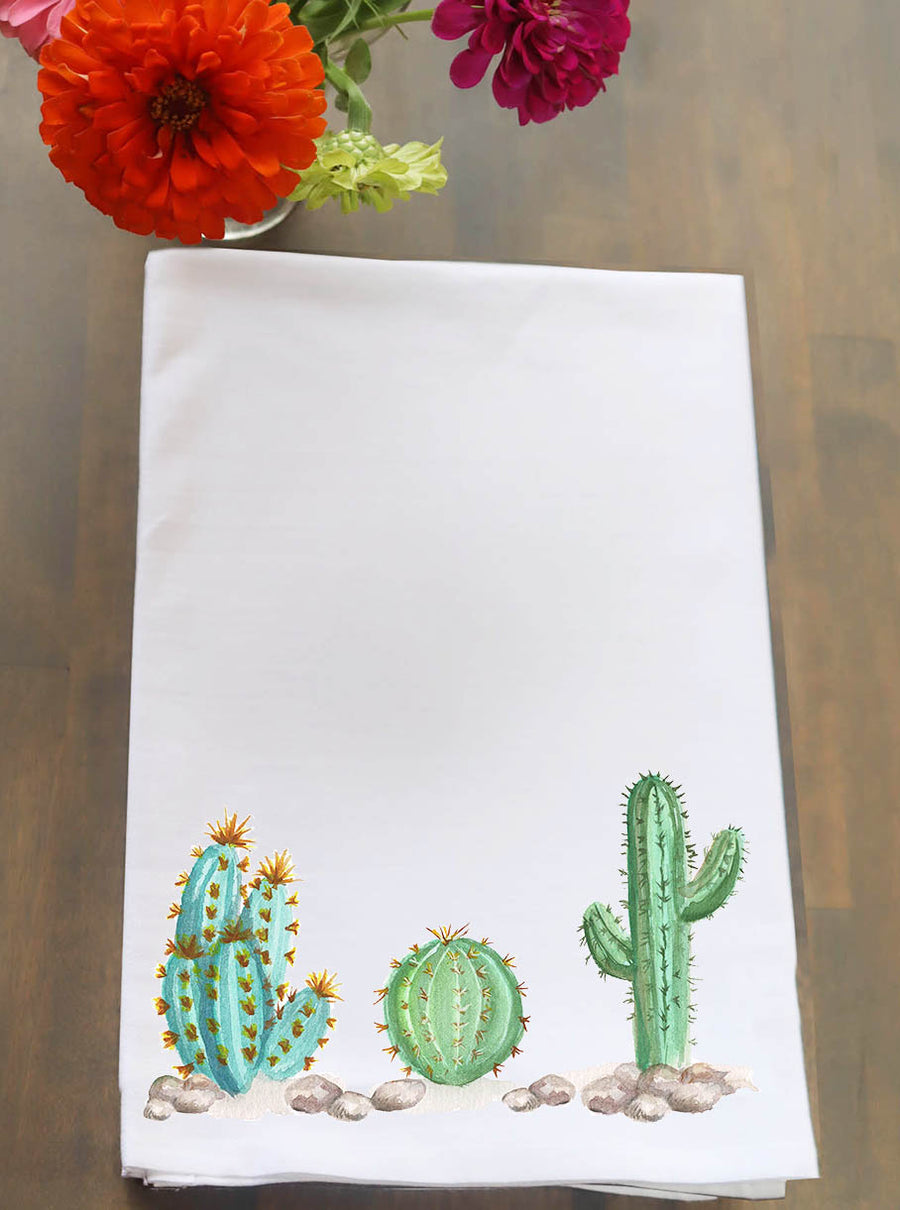 Cacti Trio Kitchen Towel