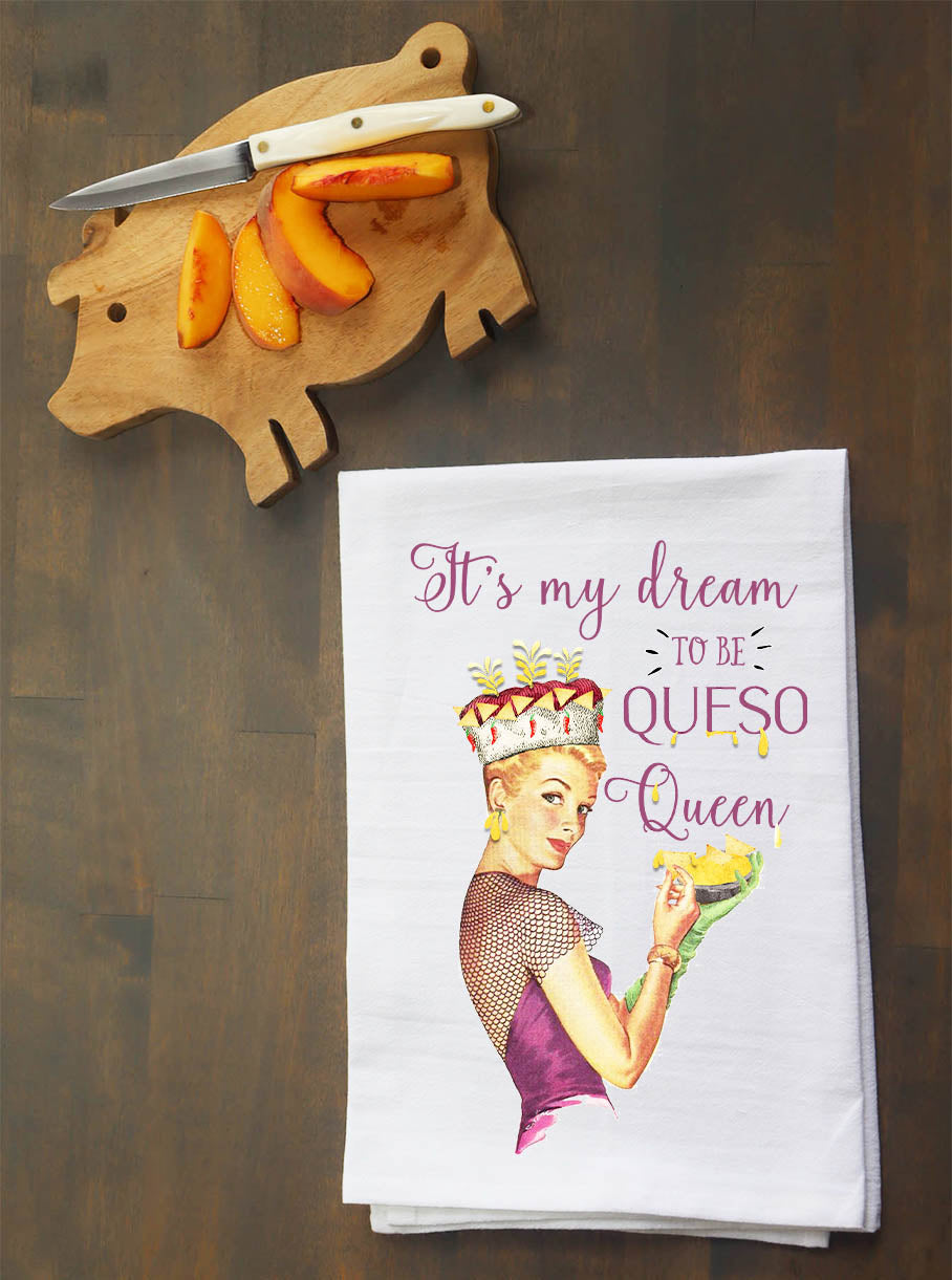 Queso Queen Kitchen Towel