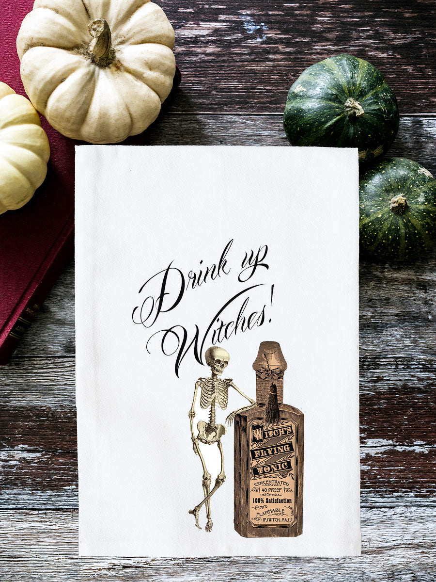 Drink Up Witches Kitchen Towel