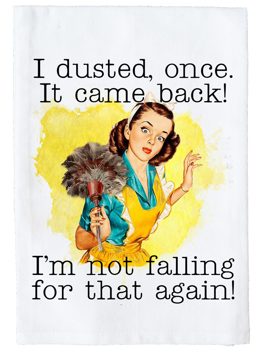 I dusted once... Kitchen Towel