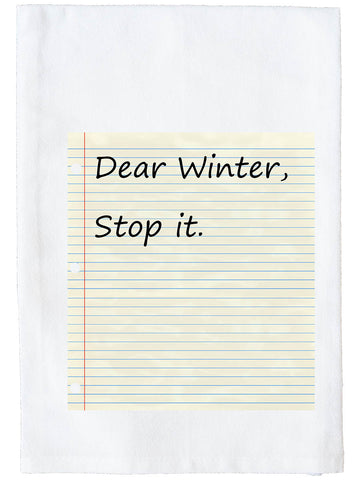 Dear Winter Kitchen Towel