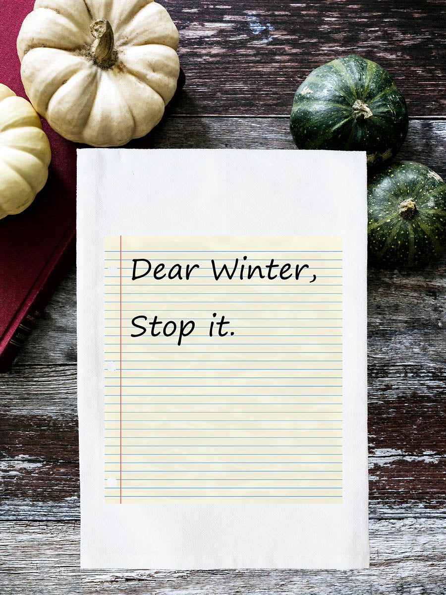 Dear Winter Kitchen Towel