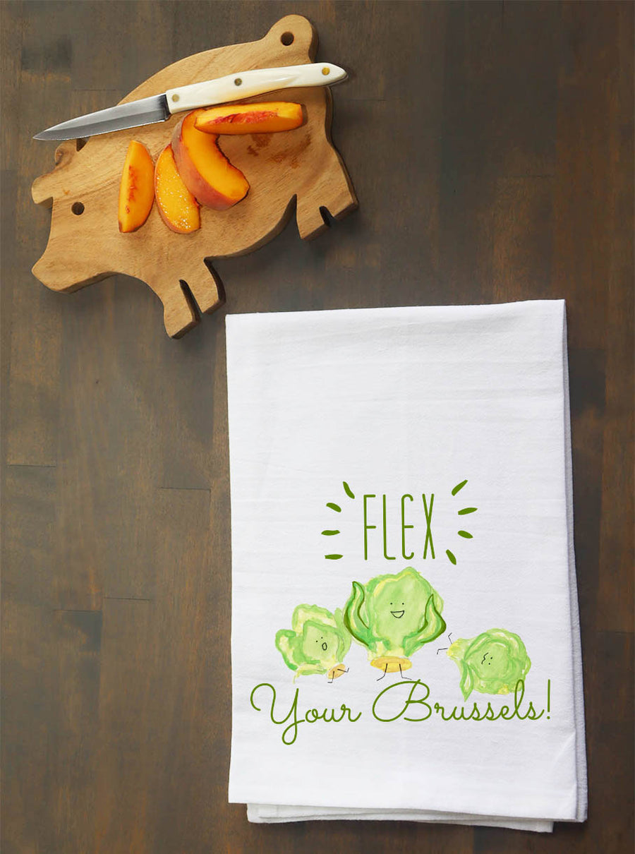 Flex Your Brussels! Kitchen Towel