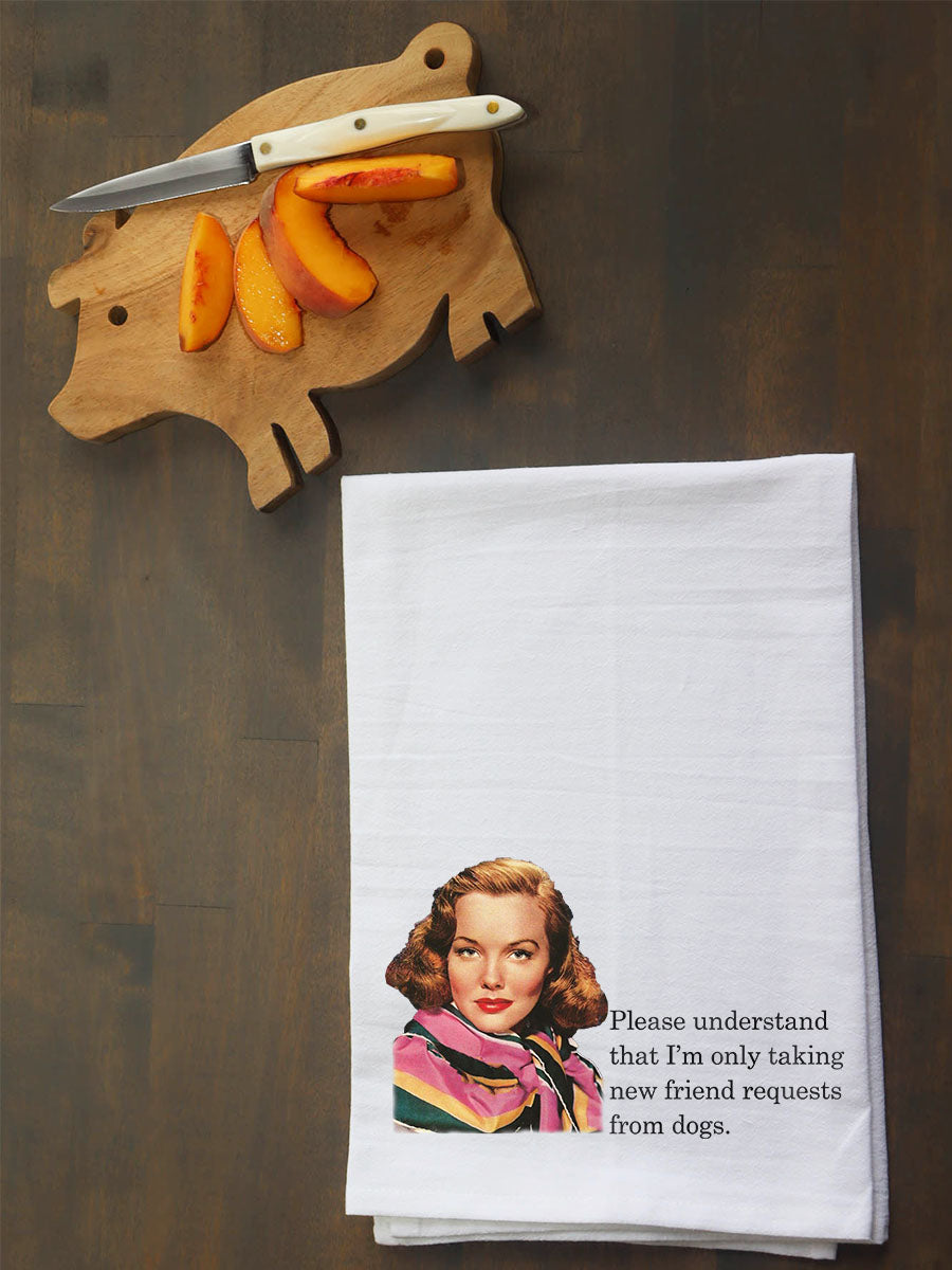 Friend Requests Kitchen Towel