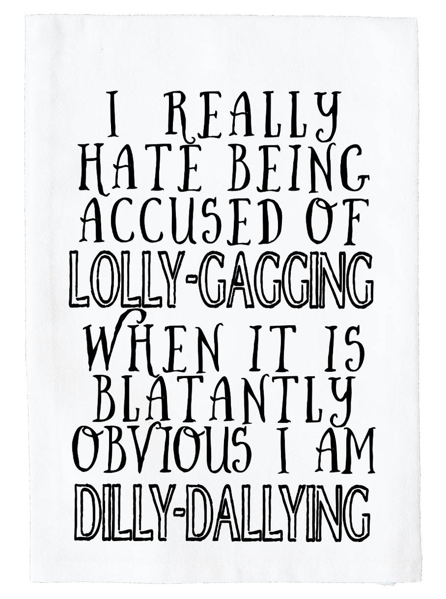 Lolly Gagging | Dilly Dallying Kitchen Towel