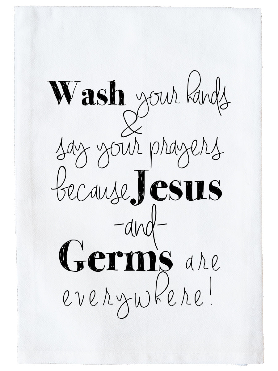 Jesus & Germs Kitchen Towel