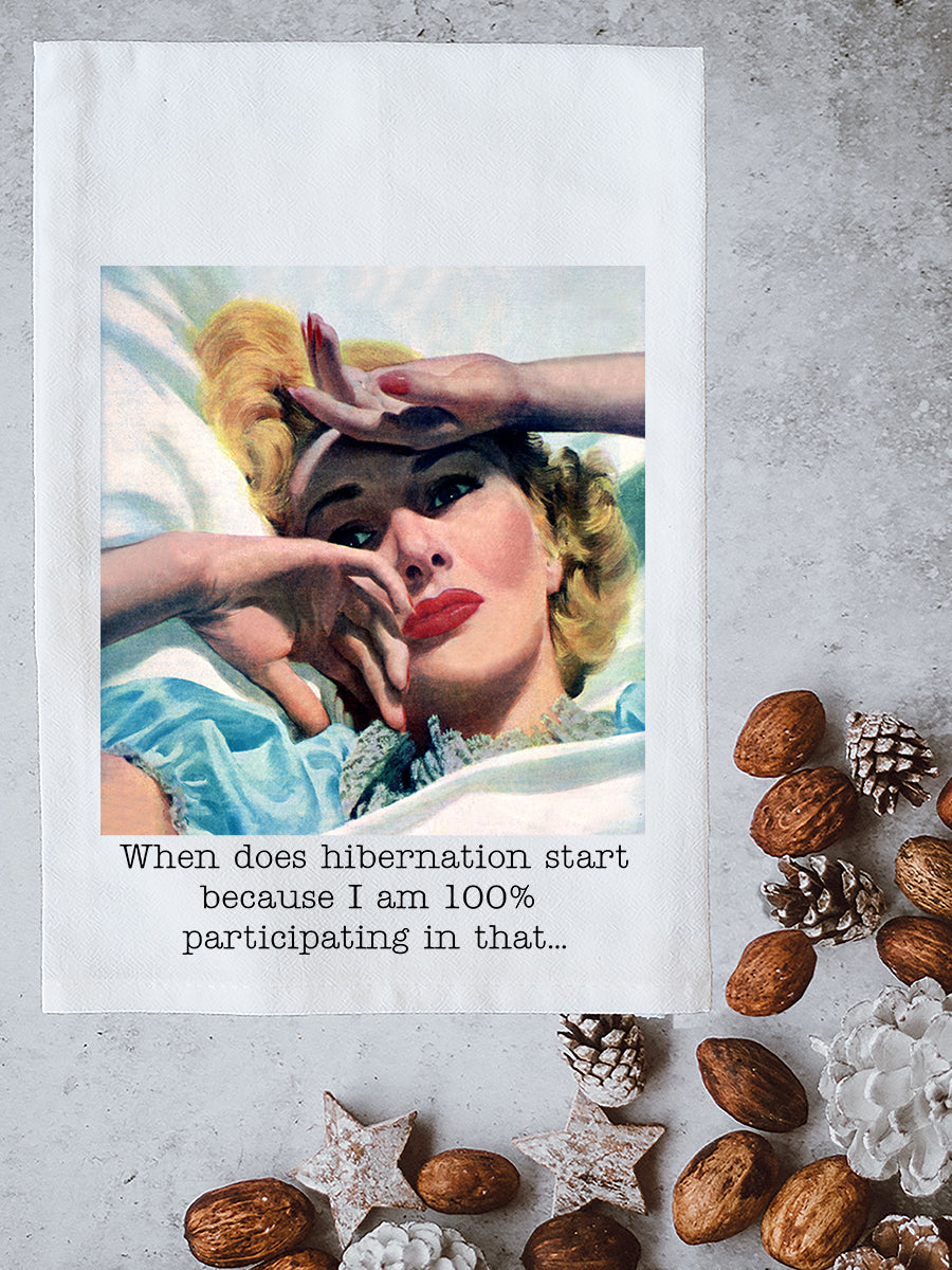Hibernation Kitchen Towel