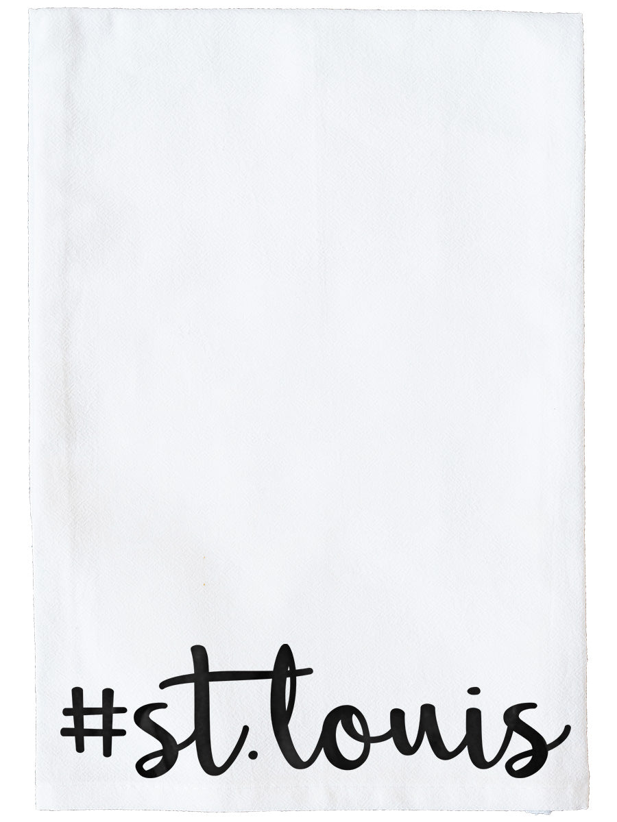 Hashtag St. Louis Kitchen Towel
