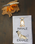 Inhale Exhale Kitchen Towel