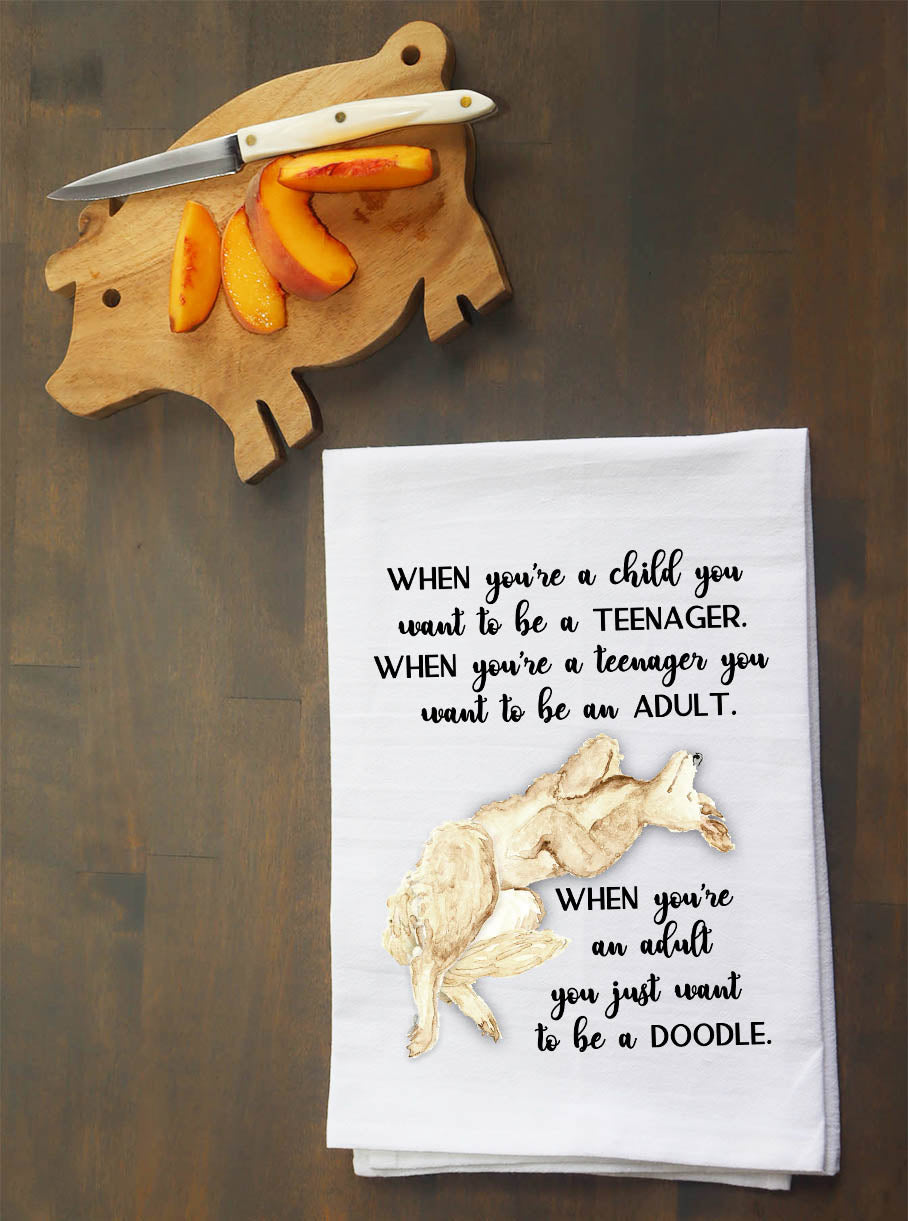 Just Be A Doodle Kitchen Towel