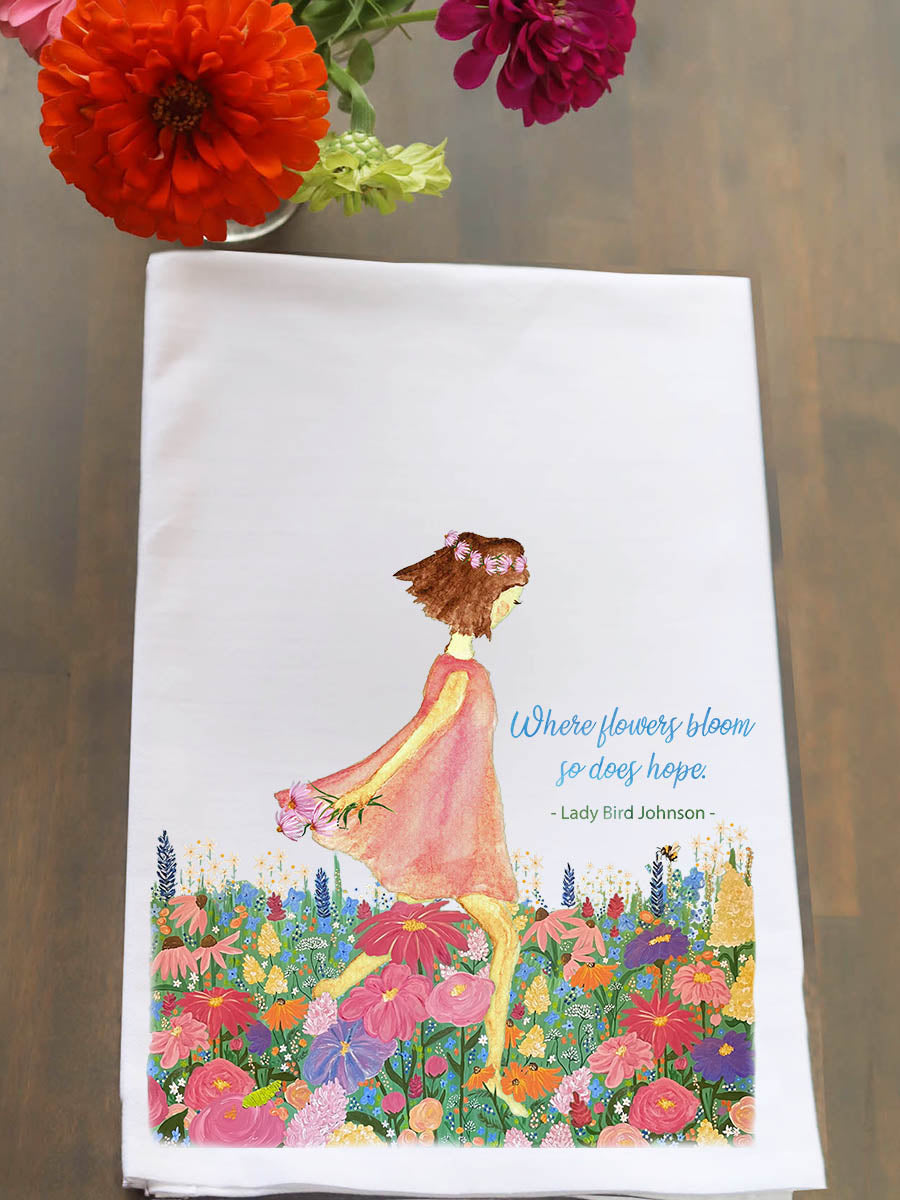 Lady Bird Johnson Kitchen Towel