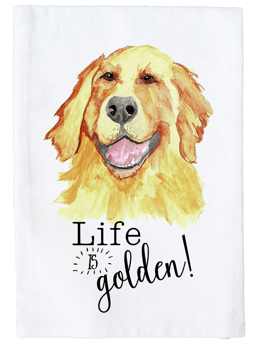 Life is Golden Kitchen Towel