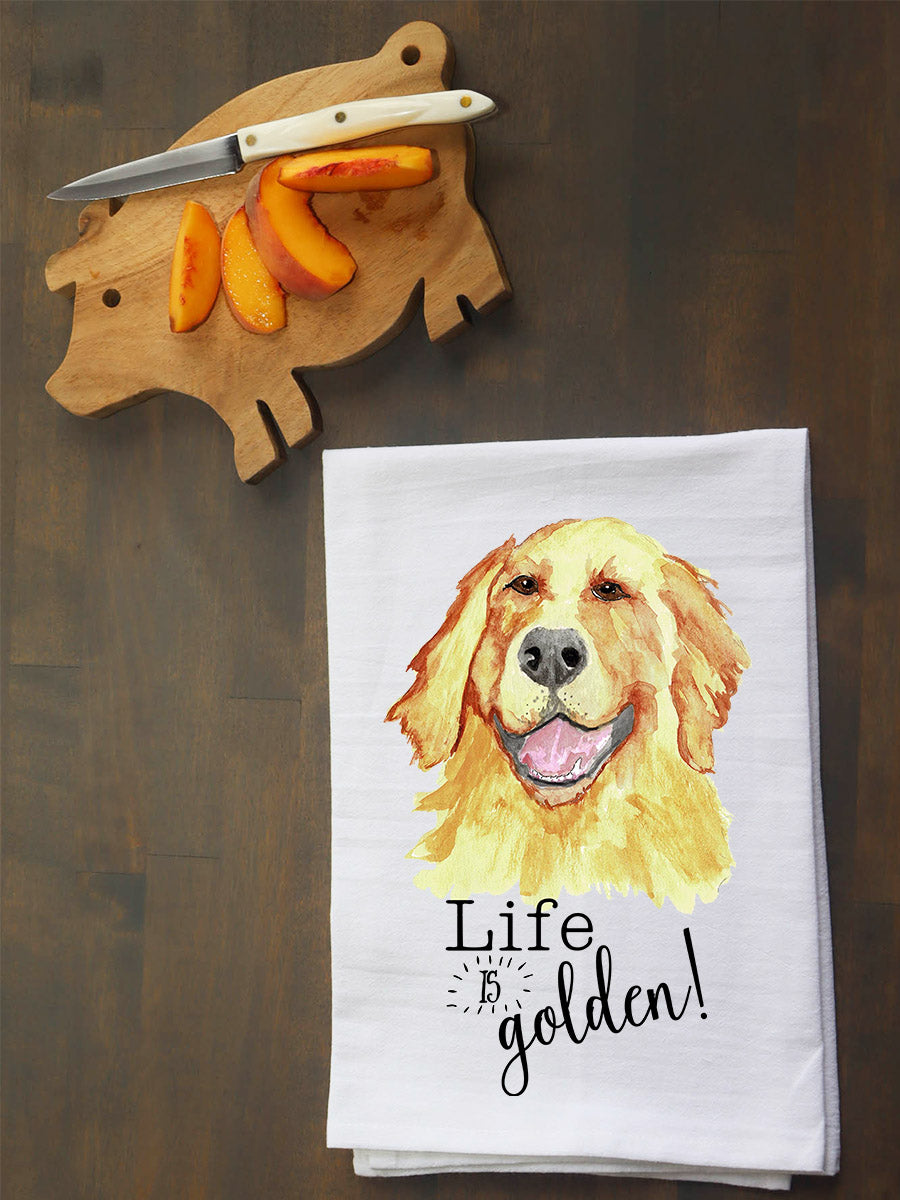 Life is Golden Kitchen Towel