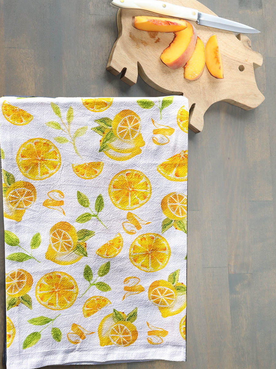 Lemon Collage Kitchen Towel