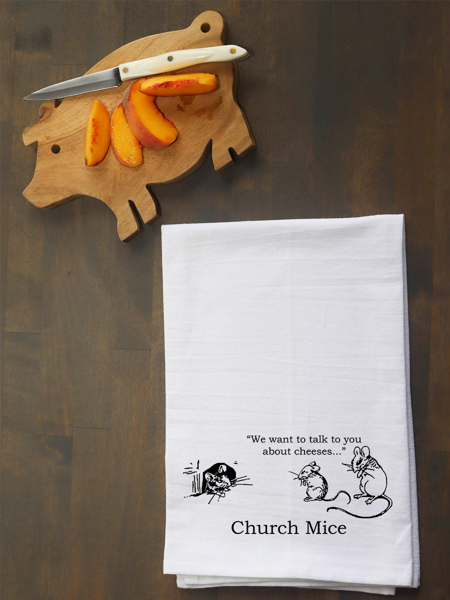 Church Mice Kitchen Towel