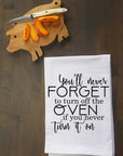 You'll never Forget Kitchen Towel