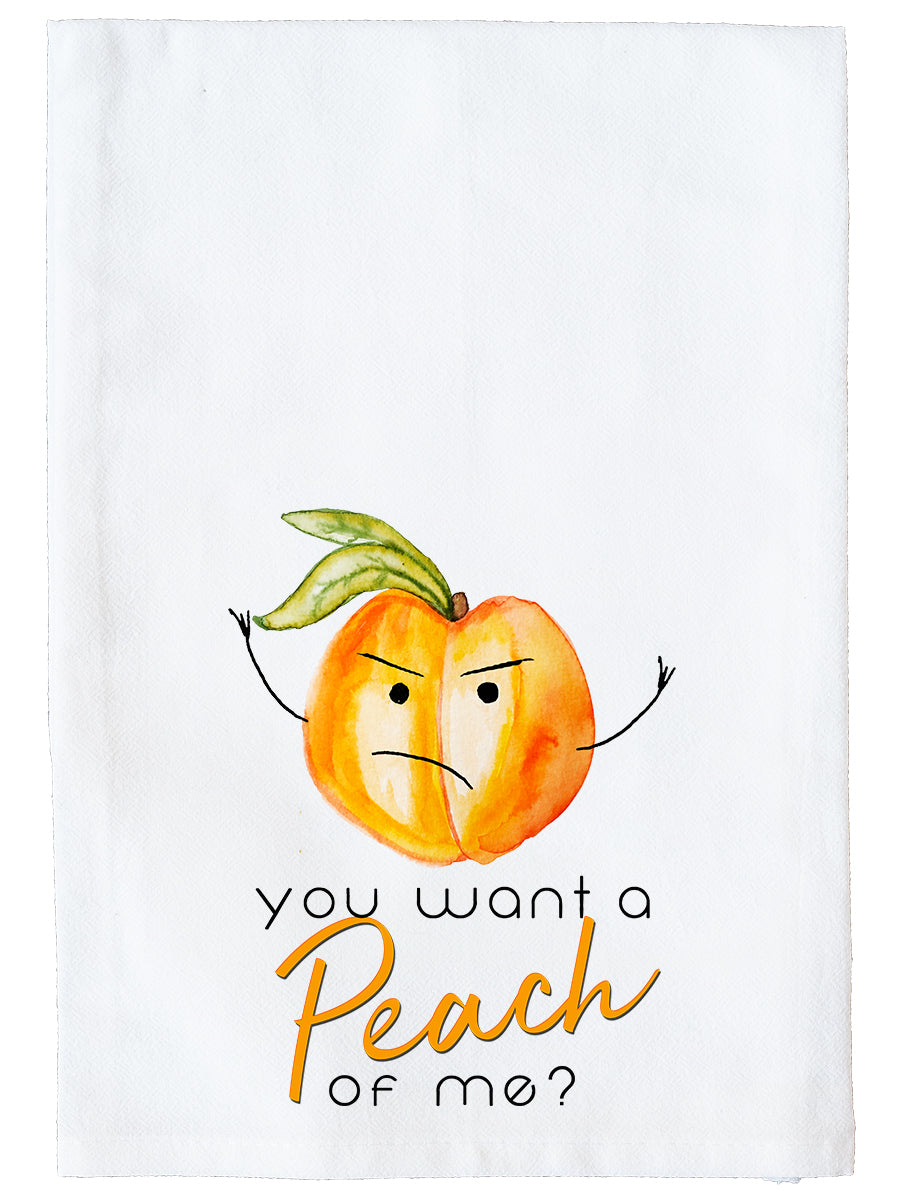 Peach of Me? Kitchen Towel