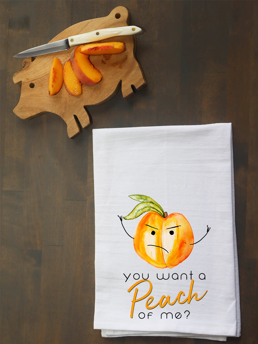 Peach of Me? Kitchen Towel