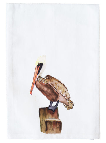 Pelican Sitting Kitchen Towel