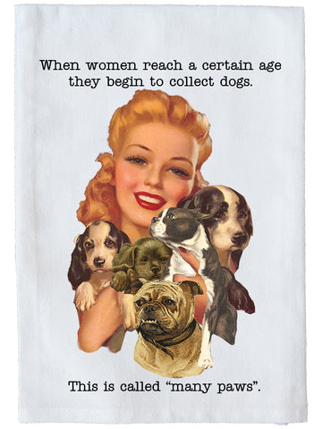 Reach Certain Age | Many Paws Kitchen Towel