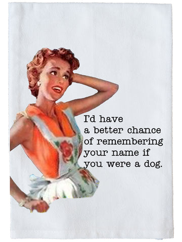 Remember Your Name Kitchen Towel