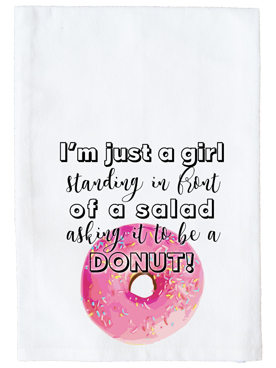 Salad, Donut Kitchen Towel