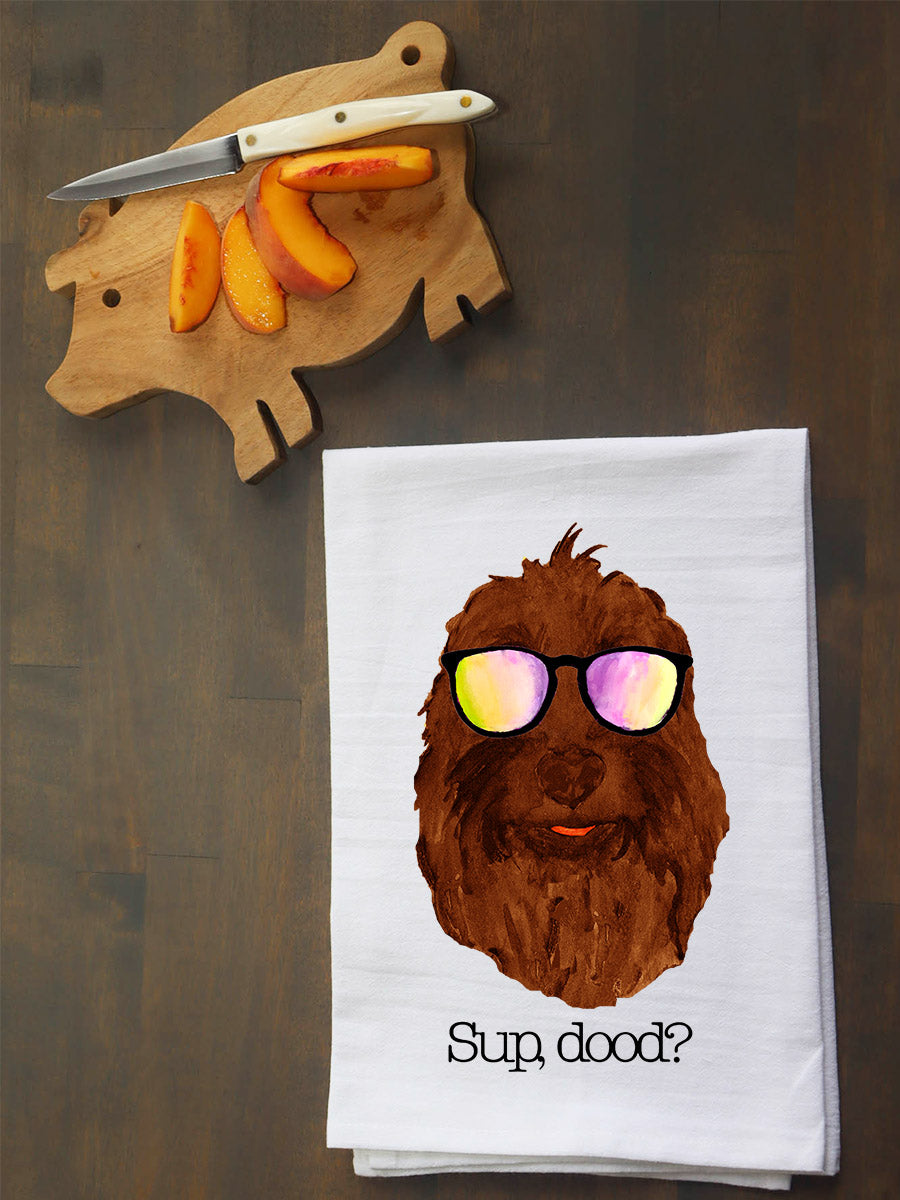 Sup Dood Chocolate Kitchen Towel