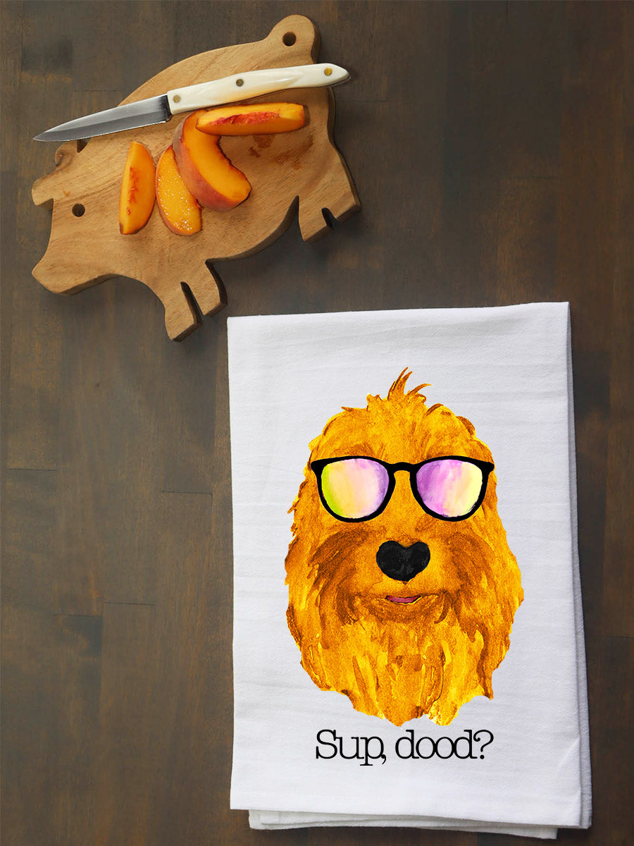 Sup Dood Golden Kitchen Towel