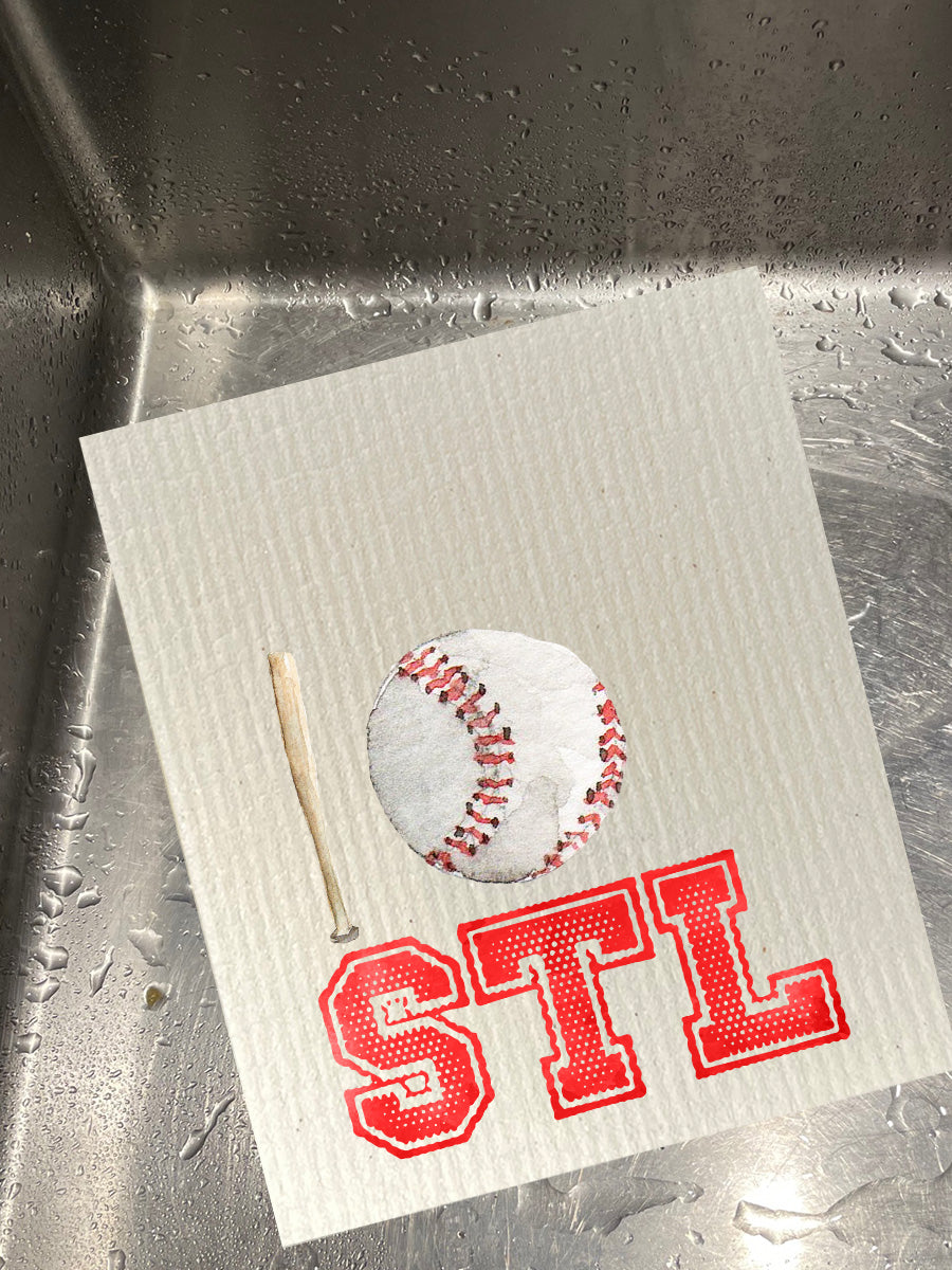 St Louis Baseball Dishcloth Set