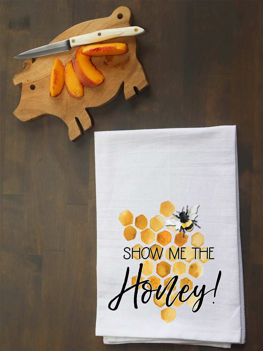 Show Me the Honey! Kitchen Towel